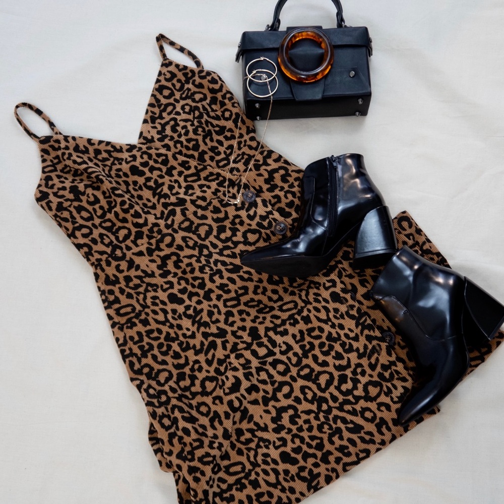 BRAND NEW Leopard Maxi Dress from Lush